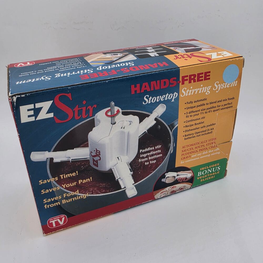 EZ Stir Hands-Free Stovetop Stirring System Automatic Pot Mixer As Seen On TV